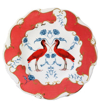 Load image into Gallery viewer, Lou Rota Scarlet Ibis Bird Salad Plate