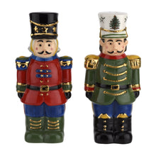 Load image into Gallery viewer, Spode Nutcracker Salt and Pepper Shaker s/2