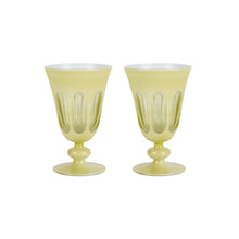 Load image into Gallery viewer, Rialto Glass Tulip Set/2, Creme
