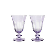 Load image into Gallery viewer, Rialto Glass Tulip Set/2, Amethyst