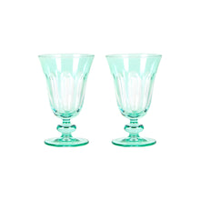 Load image into Gallery viewer, Rialto Glass Tulip Set/2, Menthe
