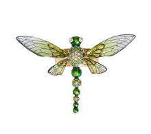 Load image into Gallery viewer, Dragonfly Napkin Ring in Green in a Box
