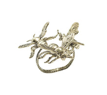 Load image into Gallery viewer, Hive Napkin Ring in Gold