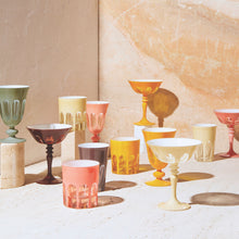 Load image into Gallery viewer, Rialto Glass Tulip Set/2, Creme