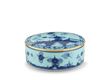 Load image into Gallery viewer, Richard Ginori 1735 TRINKET BOX IRIS BLUE Oriente Italiano