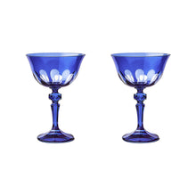 Load image into Gallery viewer, Rialto Glass Coupe Set/2, Moon Glow