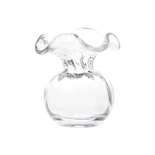 Load image into Gallery viewer, Hibiscus Glass Clear Bud Vase