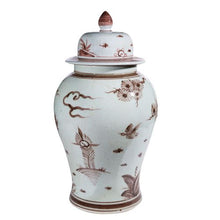Load image into Gallery viewer, Moka Temple Jar Pine Crane Motif (Pre-Order)