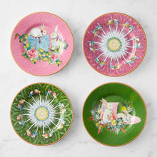 Load image into Gallery viewer, Famille Rose Appetizer Plates S/4