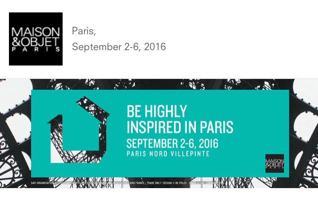 Inspired In Paris - Maison & Objet 2016