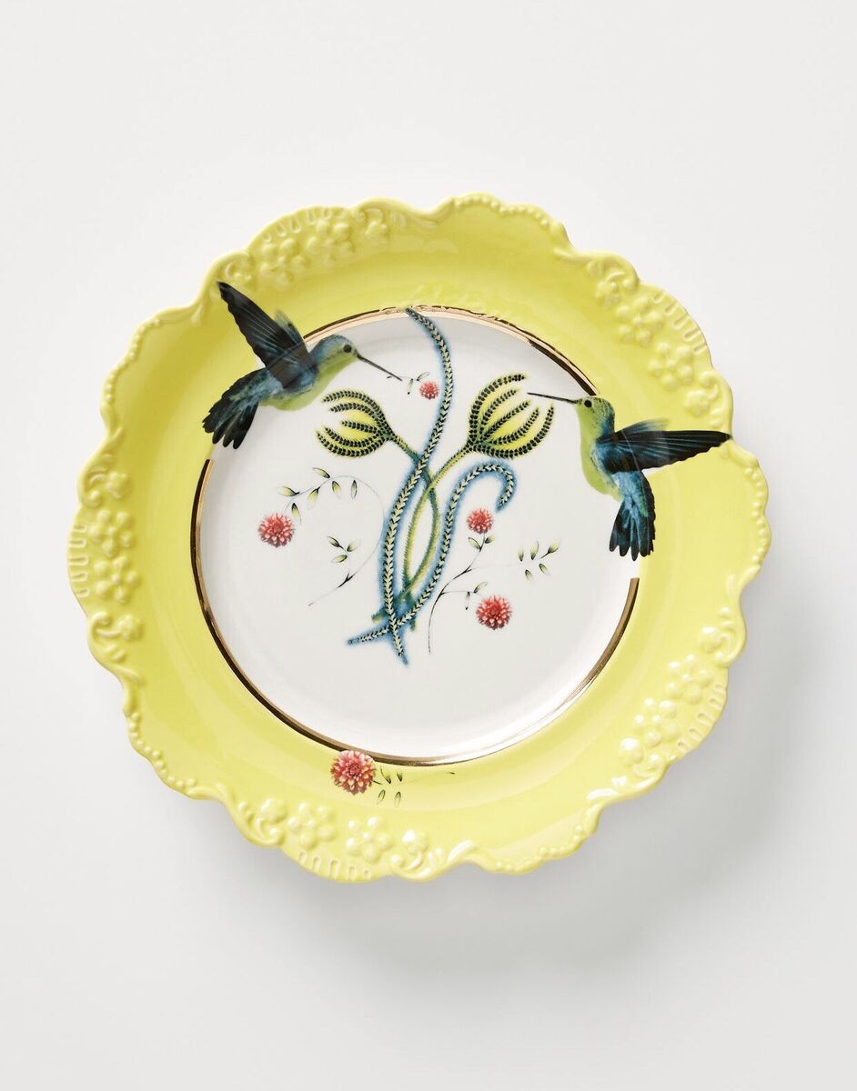 Lou Rota Humming Bird Salad Plate