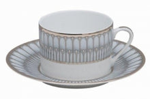 Load image into Gallery viewer, ARCADES GRIS TEACUP &amp; SAUCER S/4

