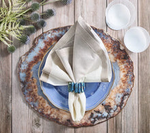 Load image into Gallery viewer, Strata Placemat in Beige, Taupe &amp; Gray
