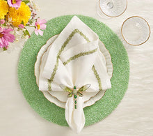 Load image into Gallery viewer, Dragonfly Napkin Ring in Green in a Box
