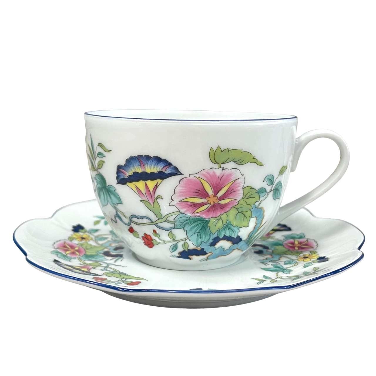 Paradis Bleu Teacup and Saucer