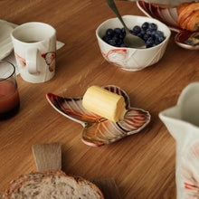 Load image into Gallery viewer, Cloudy Butterflies Bread &amp; Butter Plate
