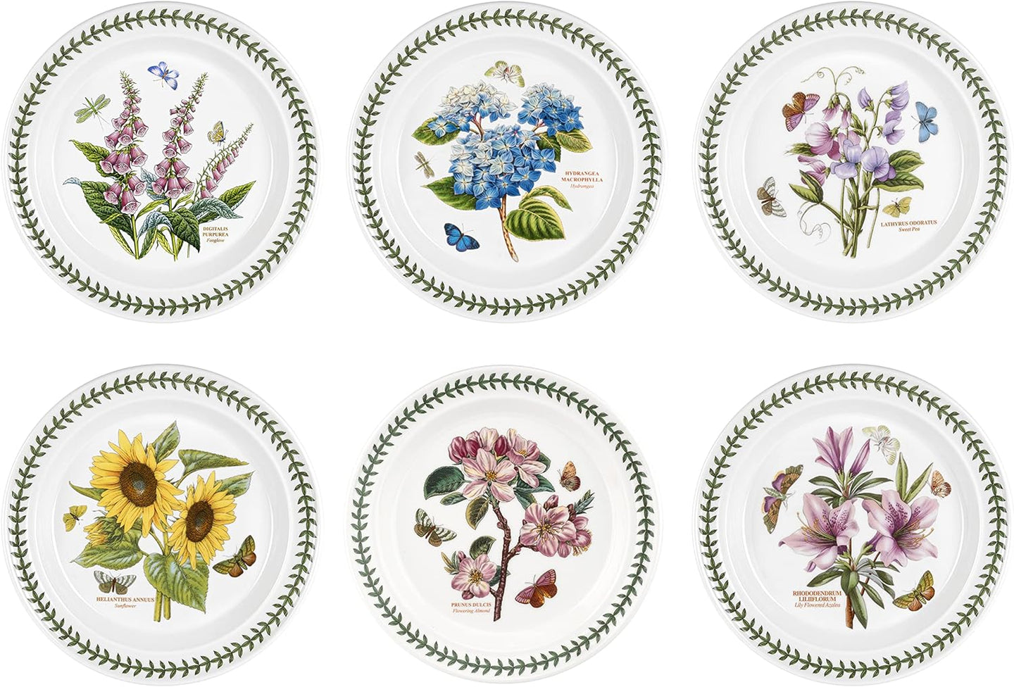 Portmeirion Botanic Garden Dinner Plates s/6