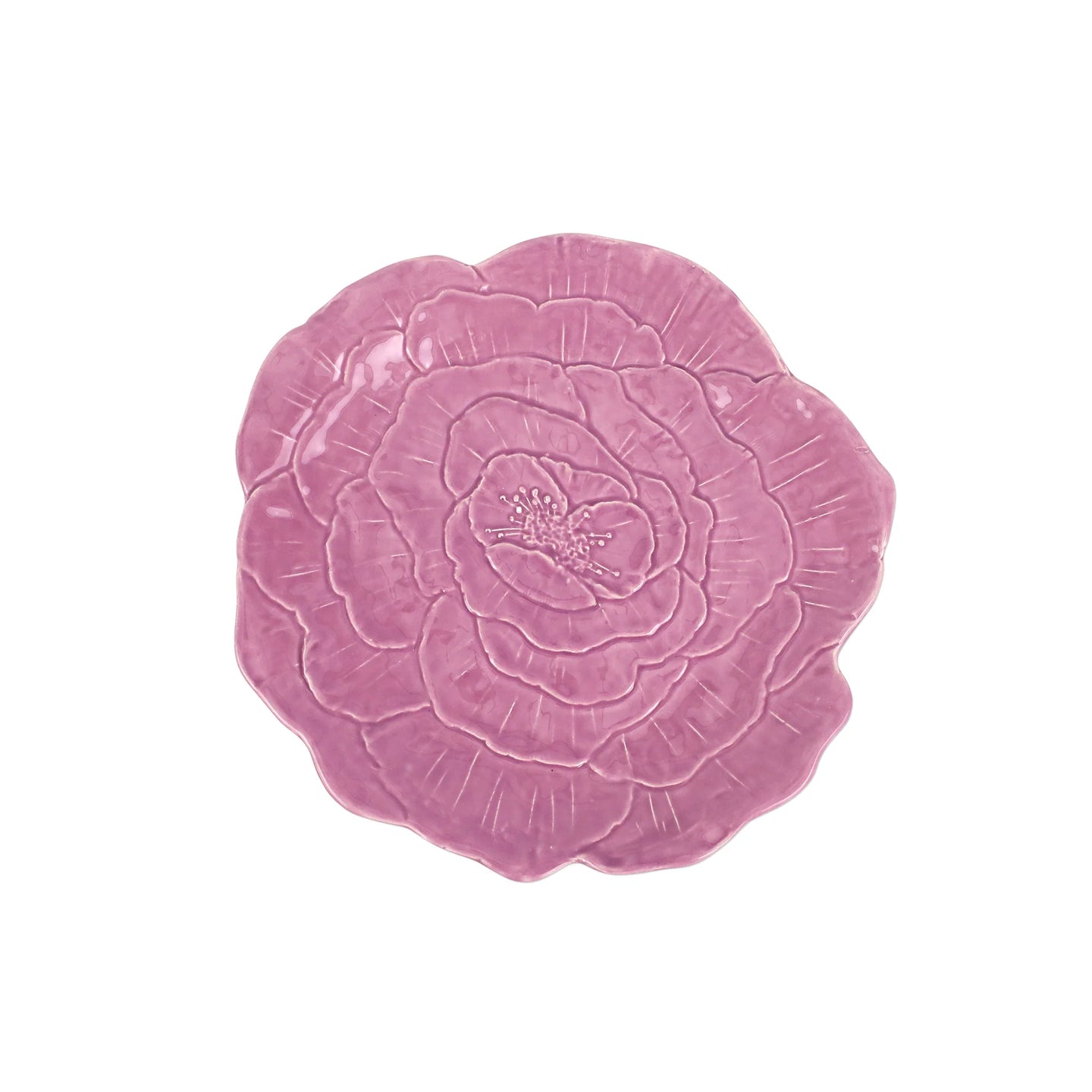 Fiori di Campo Lilac Rose Salad Plates S/4