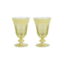 Load image into Gallery viewer, Rialto Glass Tulip Set/2, Creme
