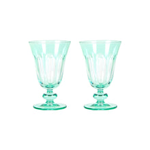 Load image into Gallery viewer, Rialto Glass Tulip Set/2, Menthe
