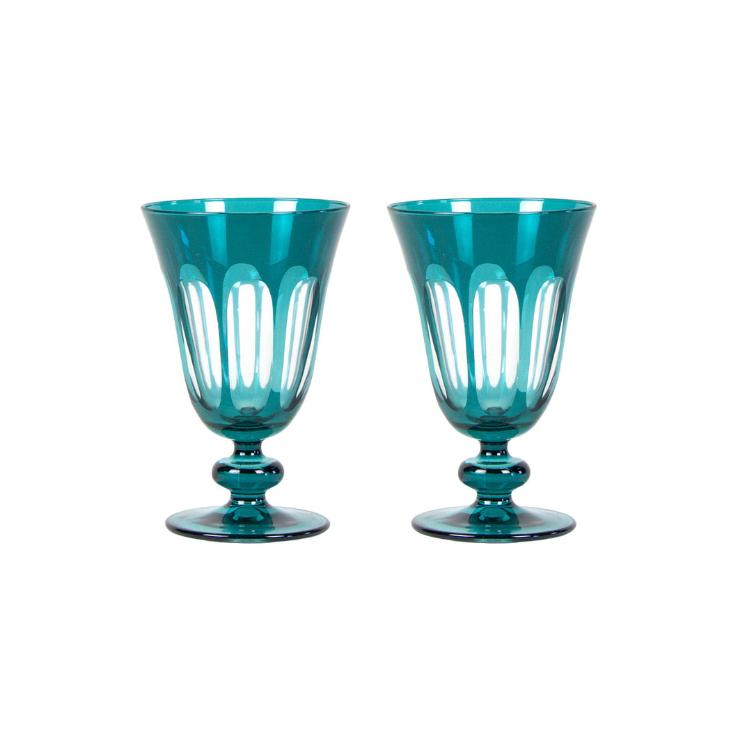 Rialto Glass Tulip Set/2, Millicent