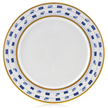 Load image into Gallery viewer, LA BOCCA BLUE DINNER PLATE S/4
