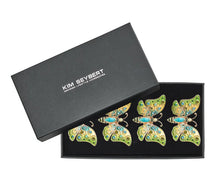 Load image into Gallery viewer, Arbor Napkin Ring in Blue &amp; Green
