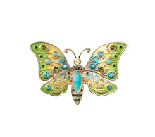 Load image into Gallery viewer, Arbor Napkin Ring in Blue &amp; Green
