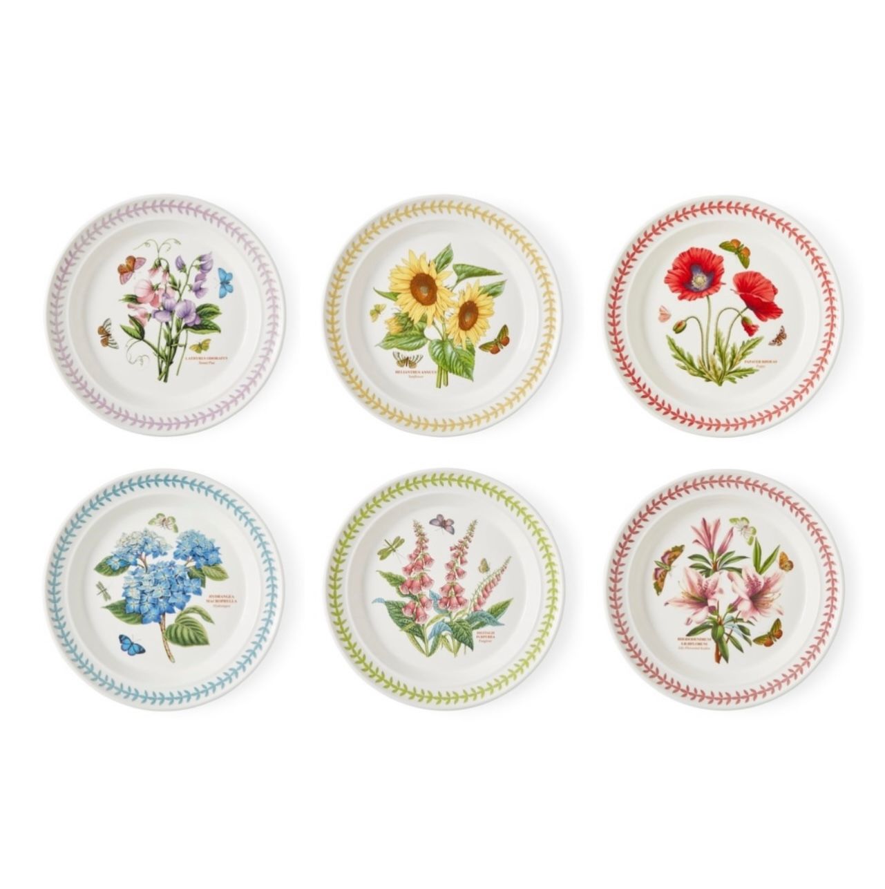 Portmeirion Botanic Garden Salad Plates s/4