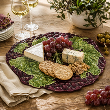 Load image into Gallery viewer, Bordallo Pinheiro Grapes Cheese Tray
