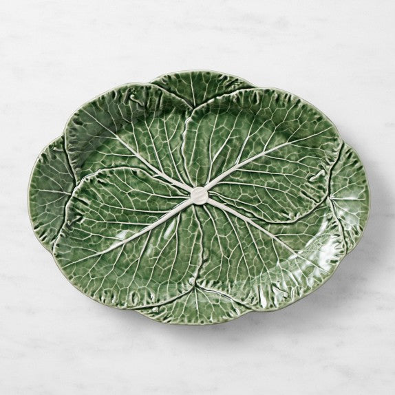 Bordallo Cabbage Oval Platter