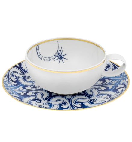 Transatlantica Tea Cup & Saucers S/4