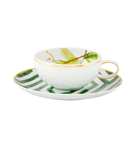 Amazonia Tea Cup & Saucer S/4