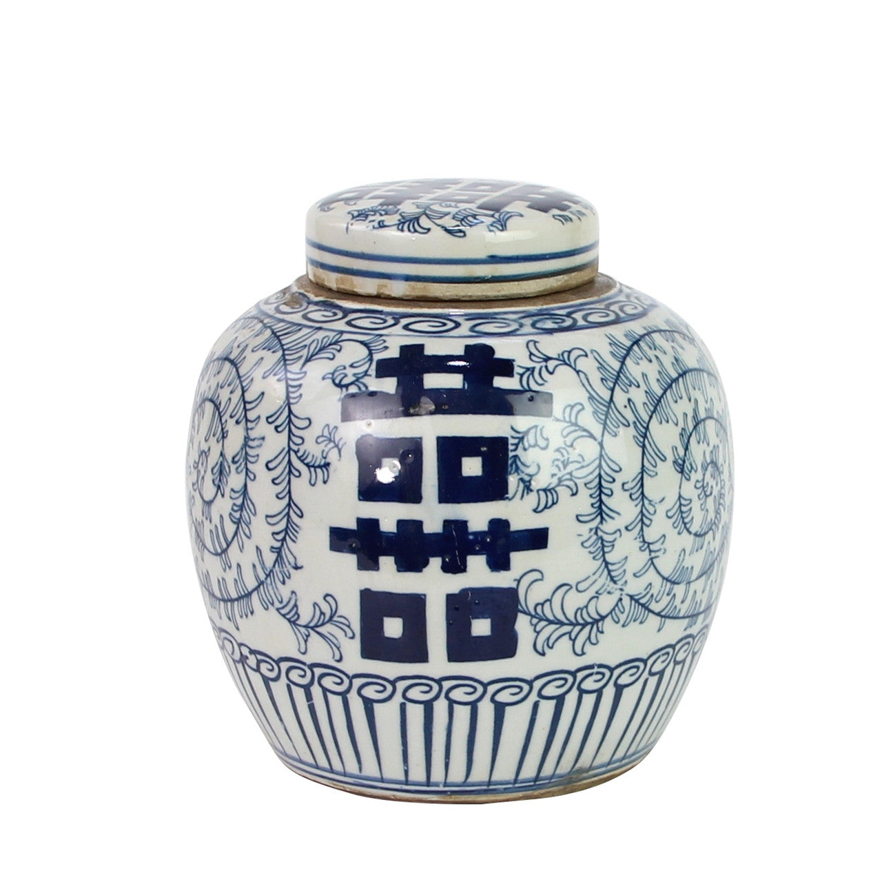 Blue and White Mini Jar Double Happiness (Pre-Order)
