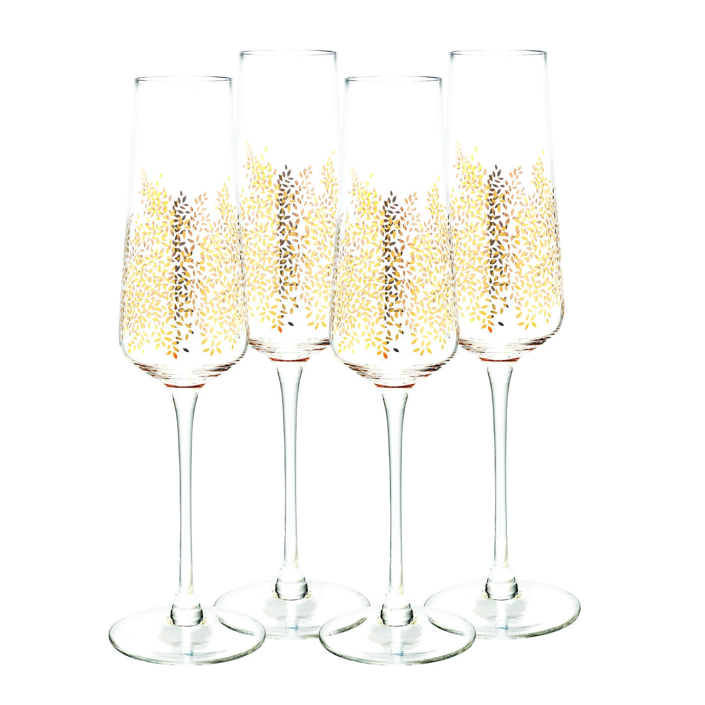 Sara Miller London Chelsea Champagne Flutes S/4