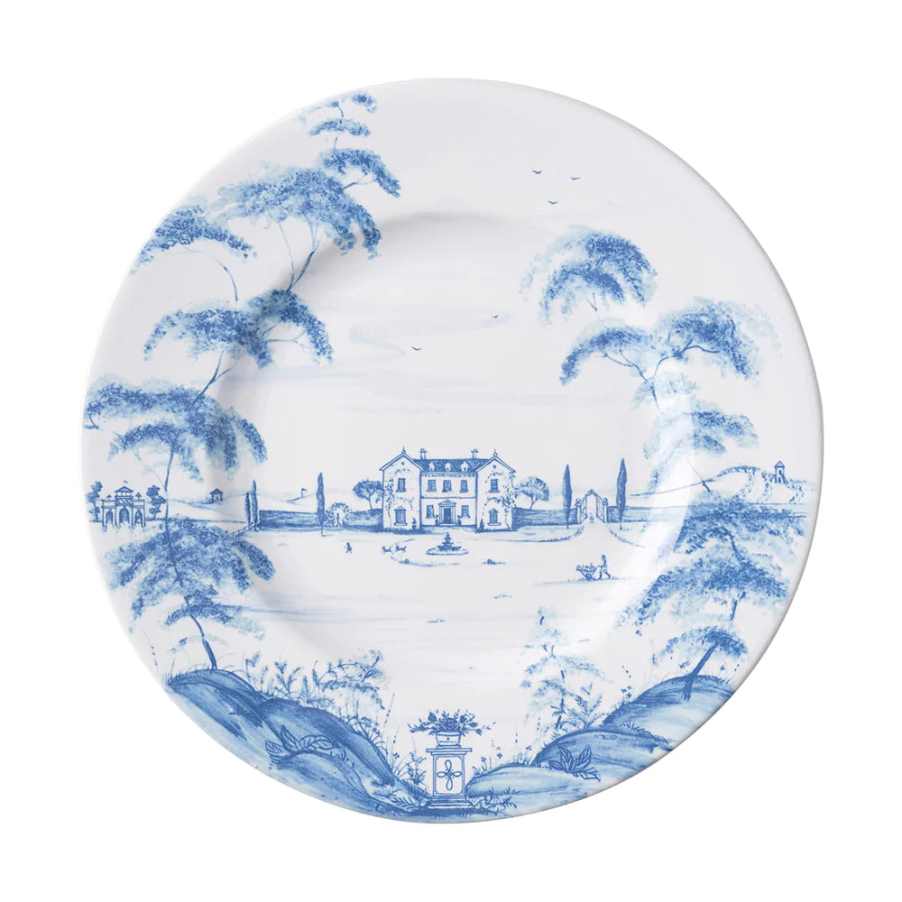 Country Estate Dinner Plates - Delft Blue S/4