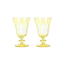 Load image into Gallery viewer, Rialto Glass Tulip Set/2, Limoncello
