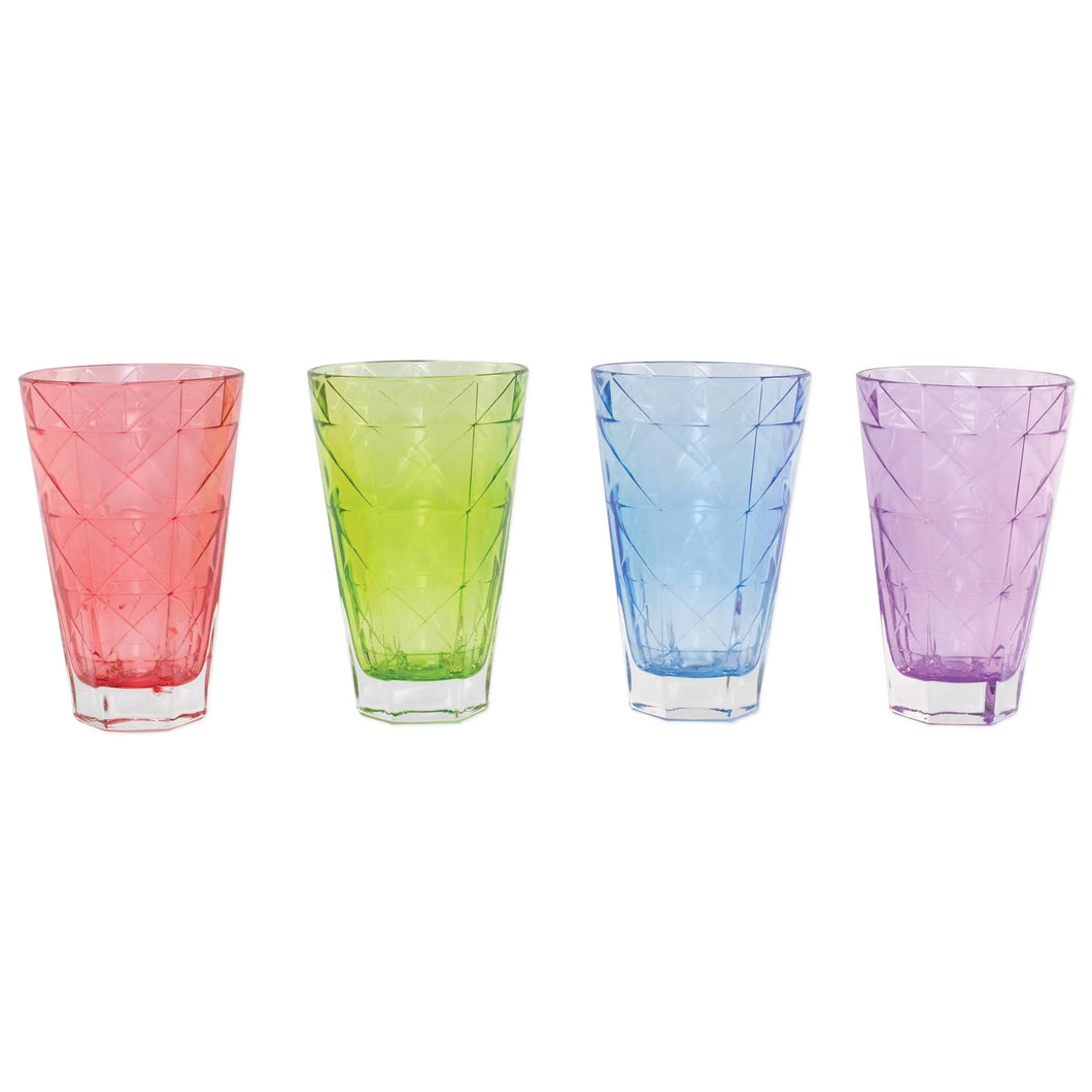 Prism Assorted Tall Thumbler S/4