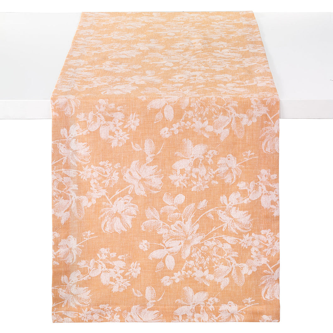 White Bloom Table Runner