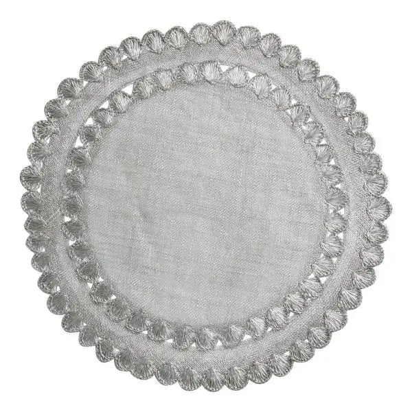 Isadora Silver Placemat S/4