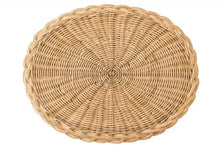 Load image into Gallery viewer, Juliska Braided Basket Placemat - Natural Light Brown S/4
